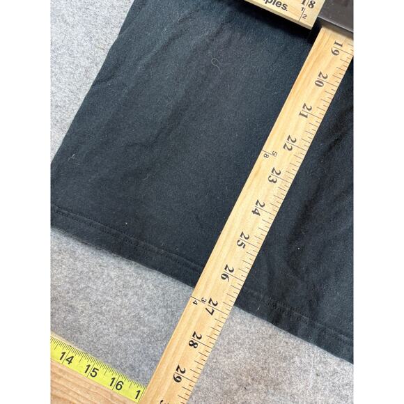 VINTAGE Funny Graphic Shirt Mens Large Black Humor Sarcastic Tee Streetwear Y2K - Picture 3 of 5